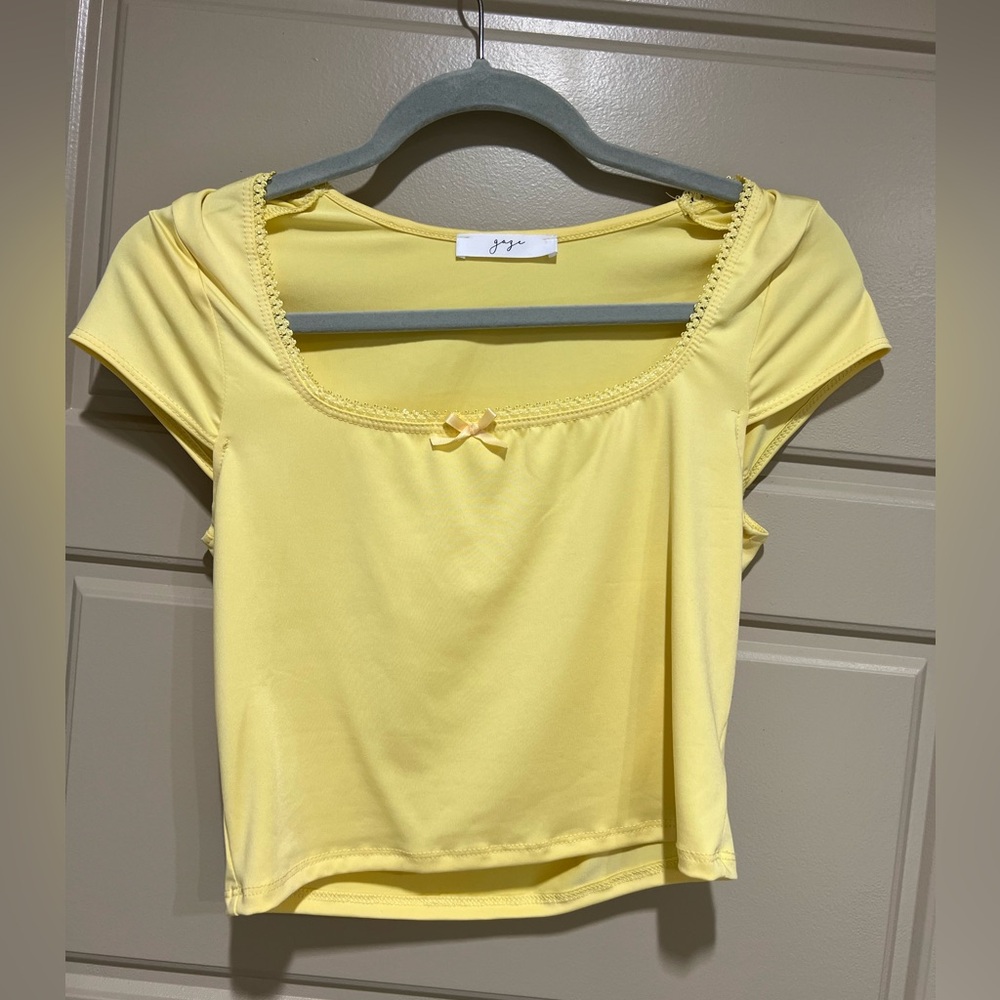 Yellow baby tee